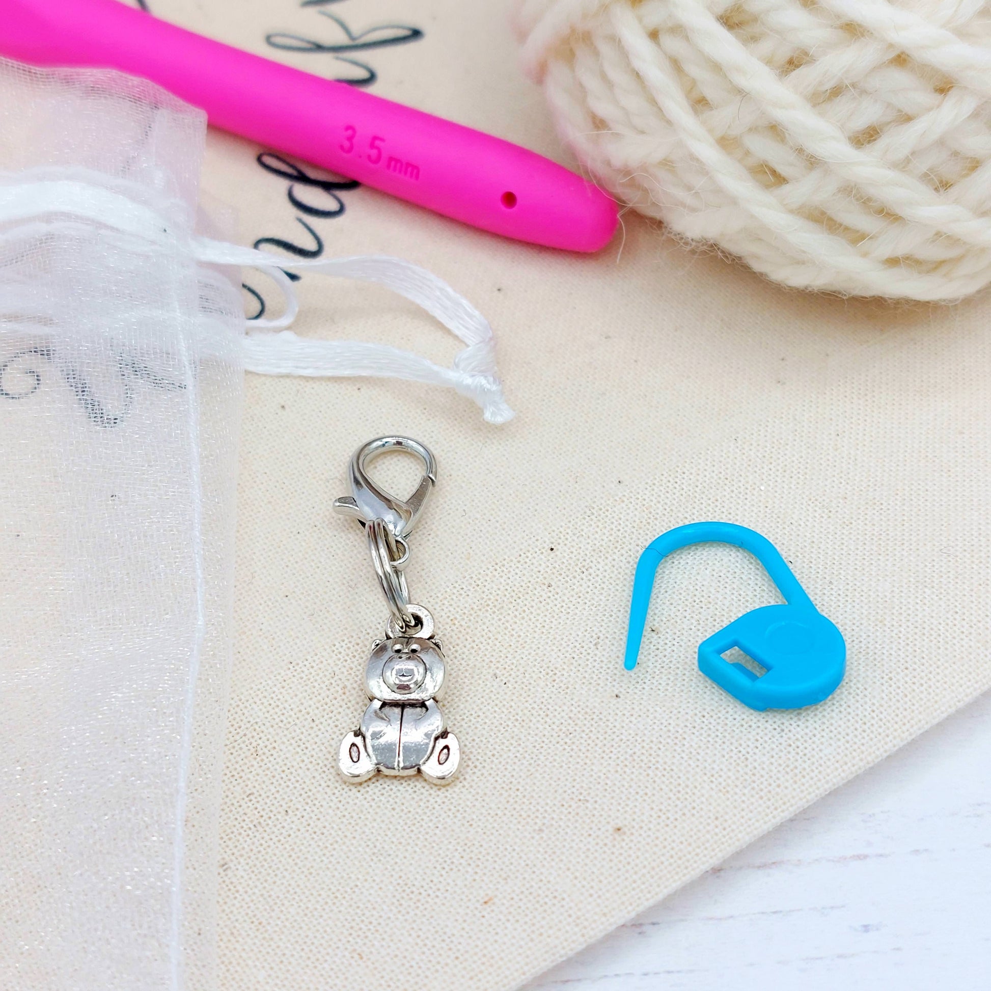 Teddy Bear Stitch Marker