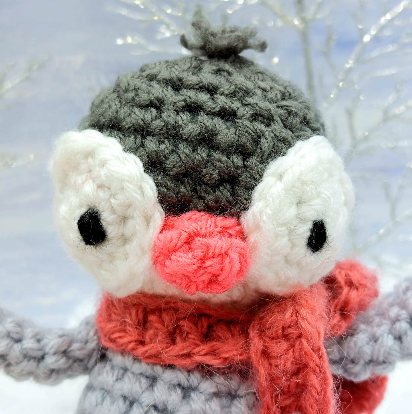 Penelope the Penguin & her chicks Pippin and Posy PDF pattern