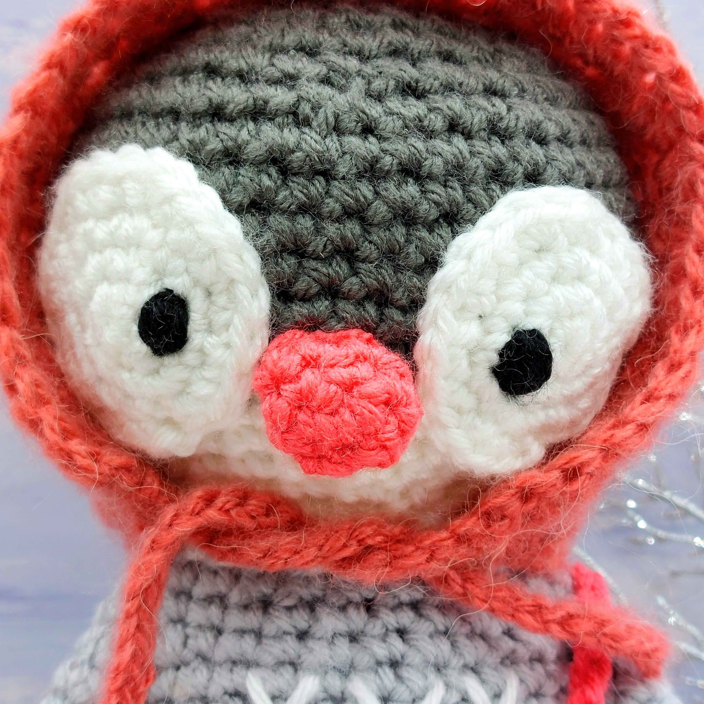 Penelope the Penguin & her chicks Pippin and Posy PDF pattern