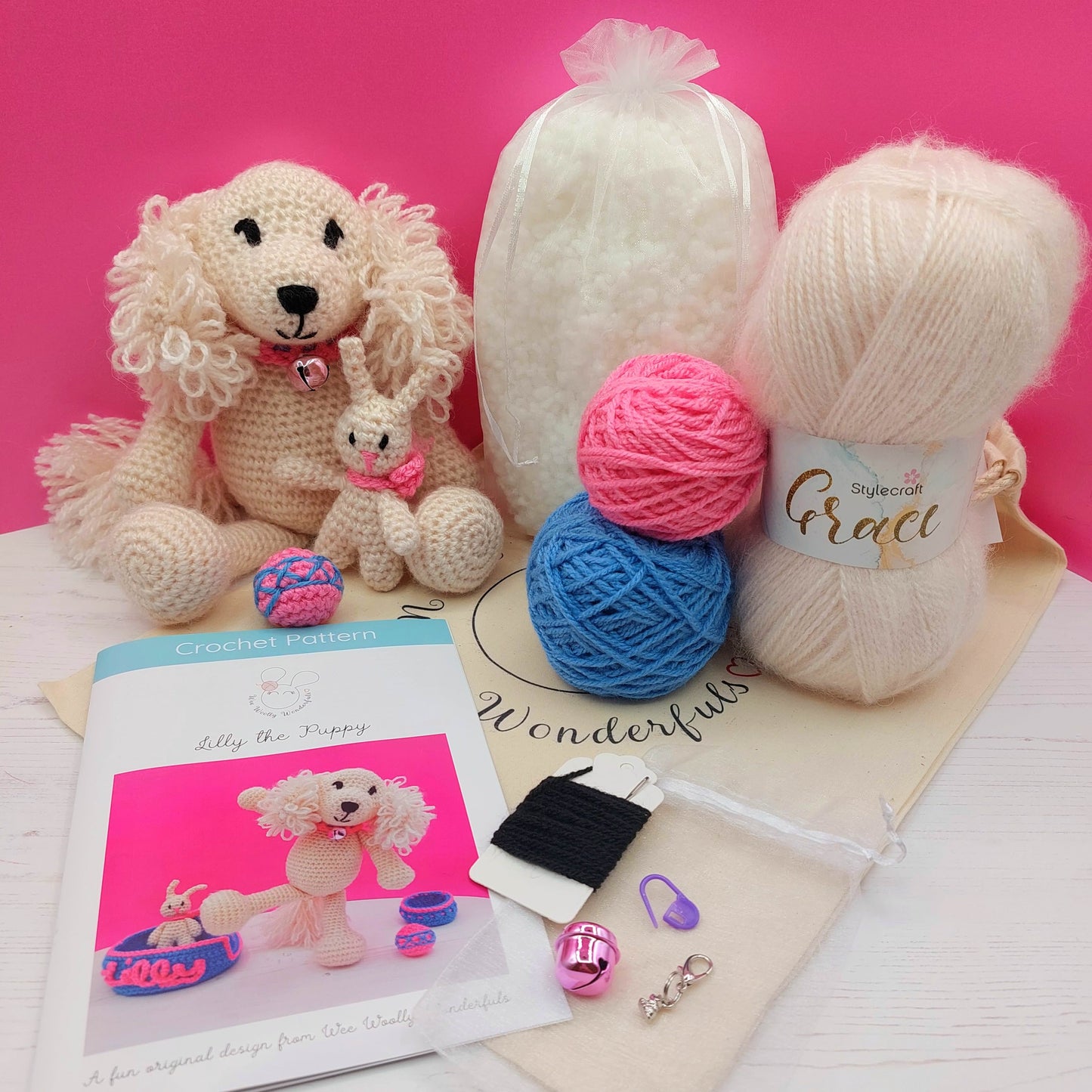 Lilly the Puppy Crochet Kit