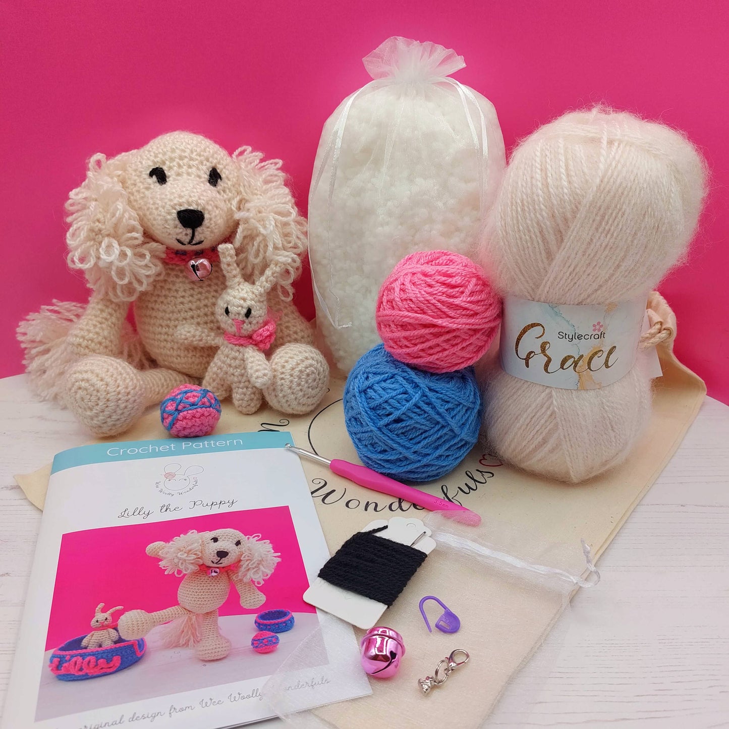 Lilly the Puppy Crochet Kit