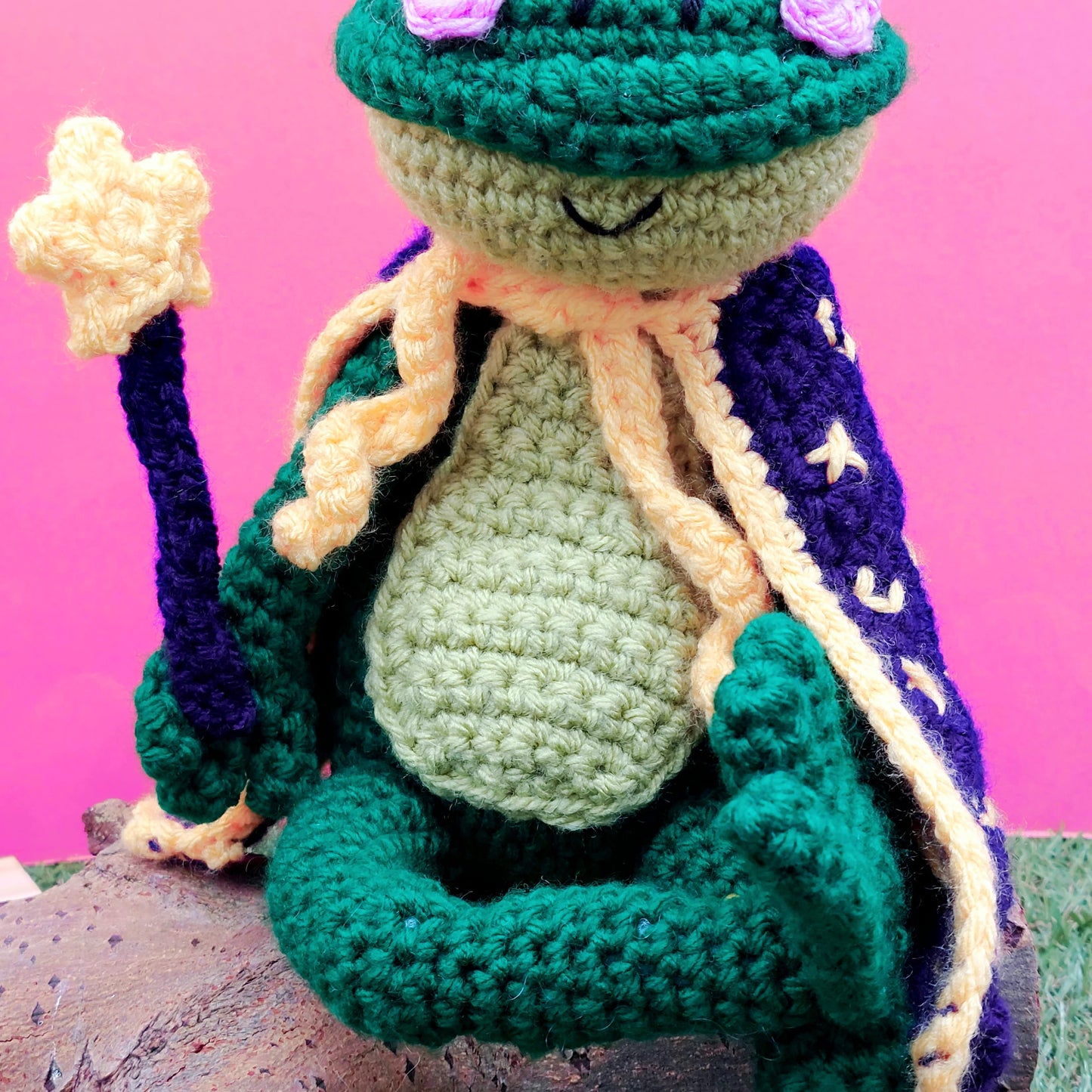 Fizzy the Frog, and Baby Frogs in pants Crochet Kits