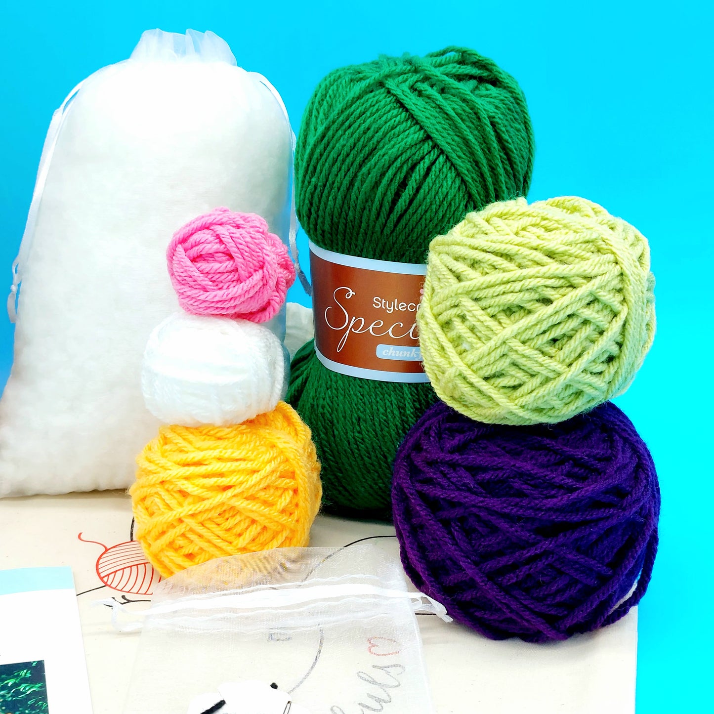 Fizzy the Frog, and Baby Frogs in pants Crochet Kits