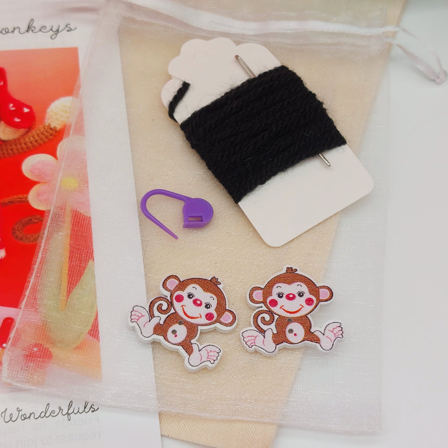 Archie & Gracie the Monkeys Crochet Kits