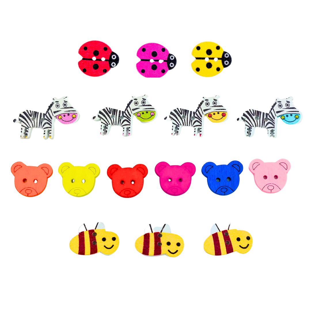 Wooden buttons