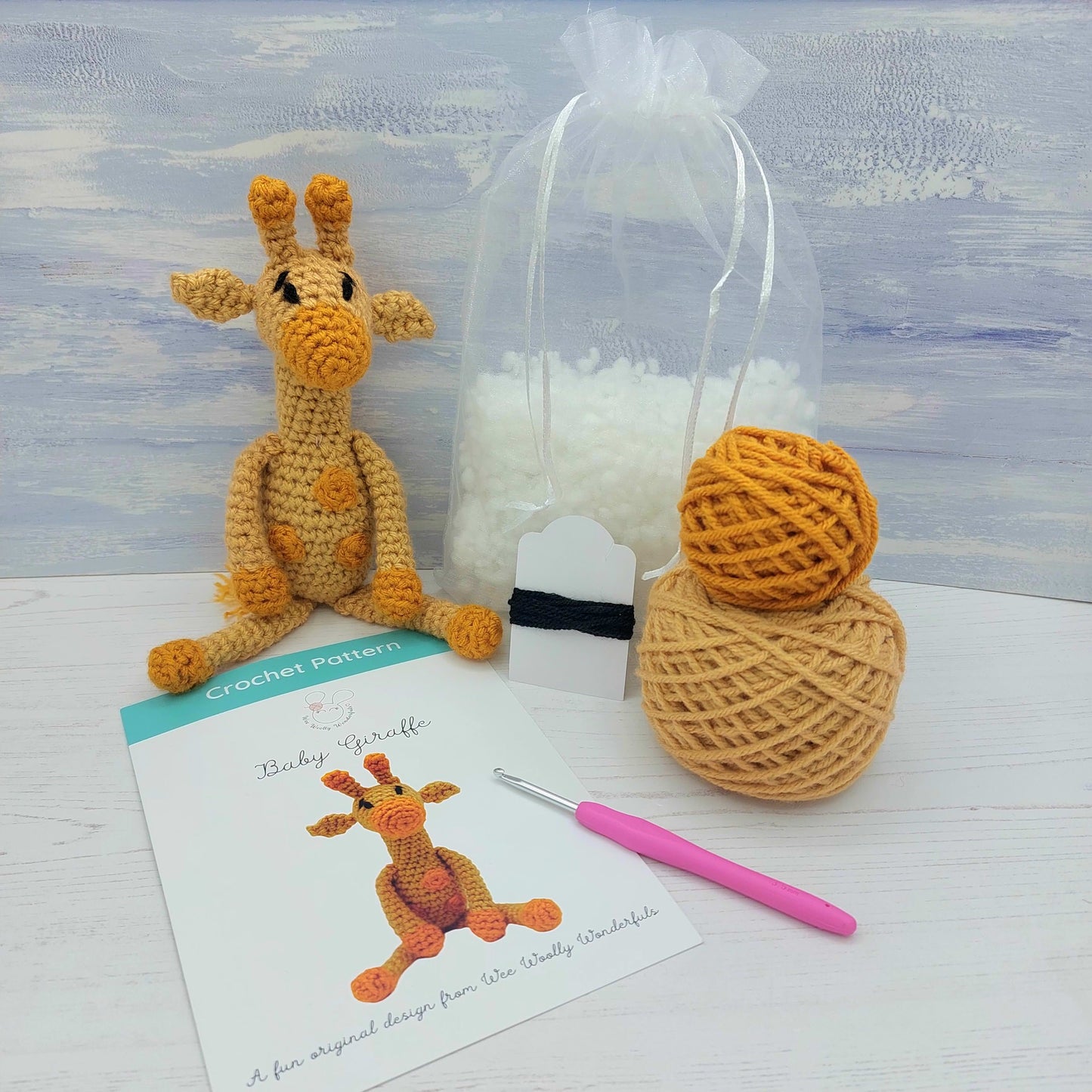 Baby Giraffe Mini Crochet Kit