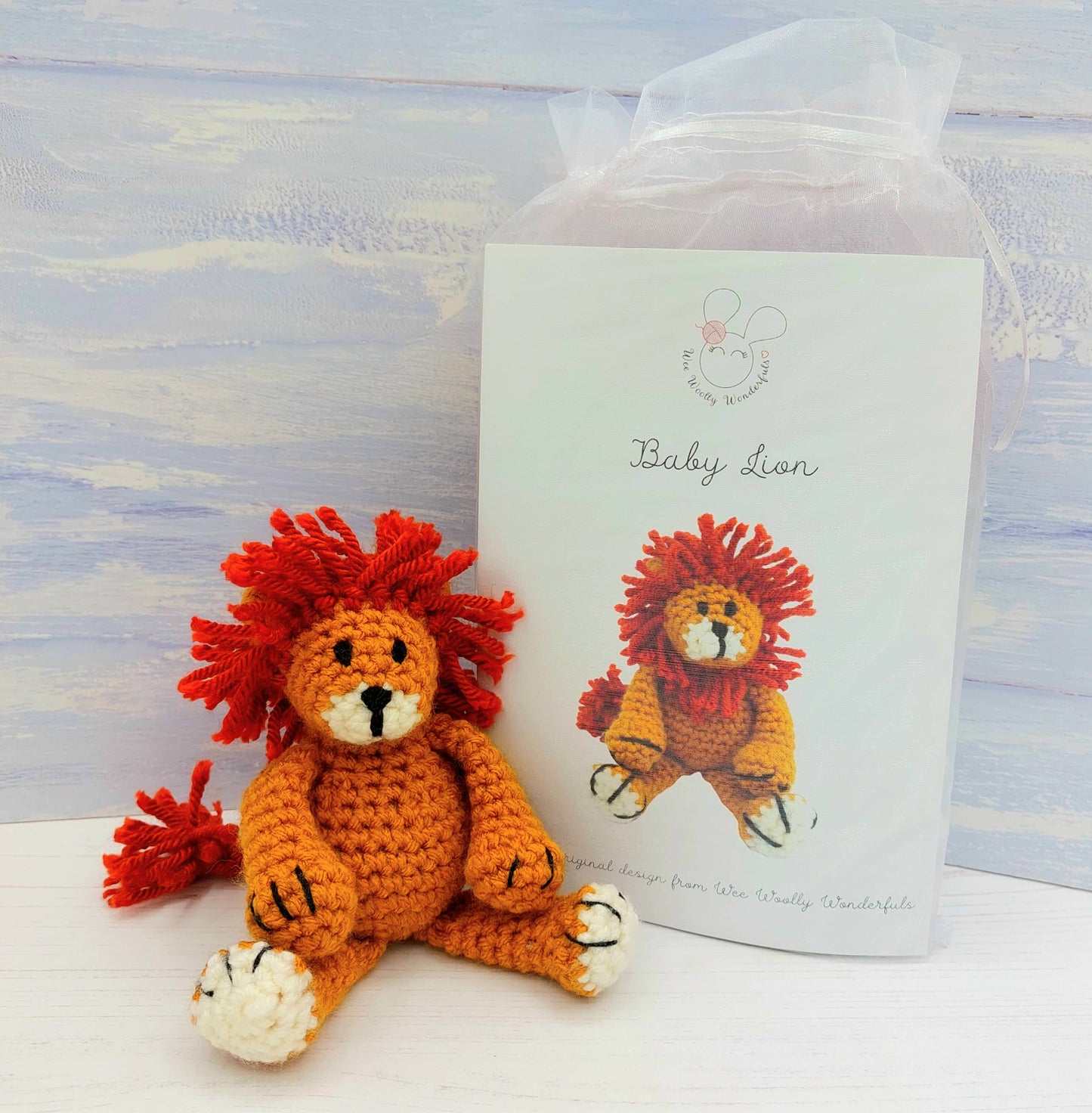 Baby Lion Mini Crochet Kit