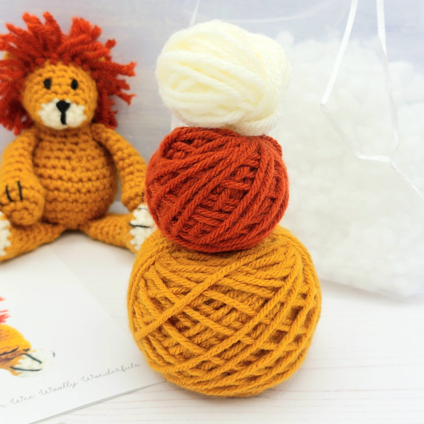 Baby Lion Mini Crochet Kit