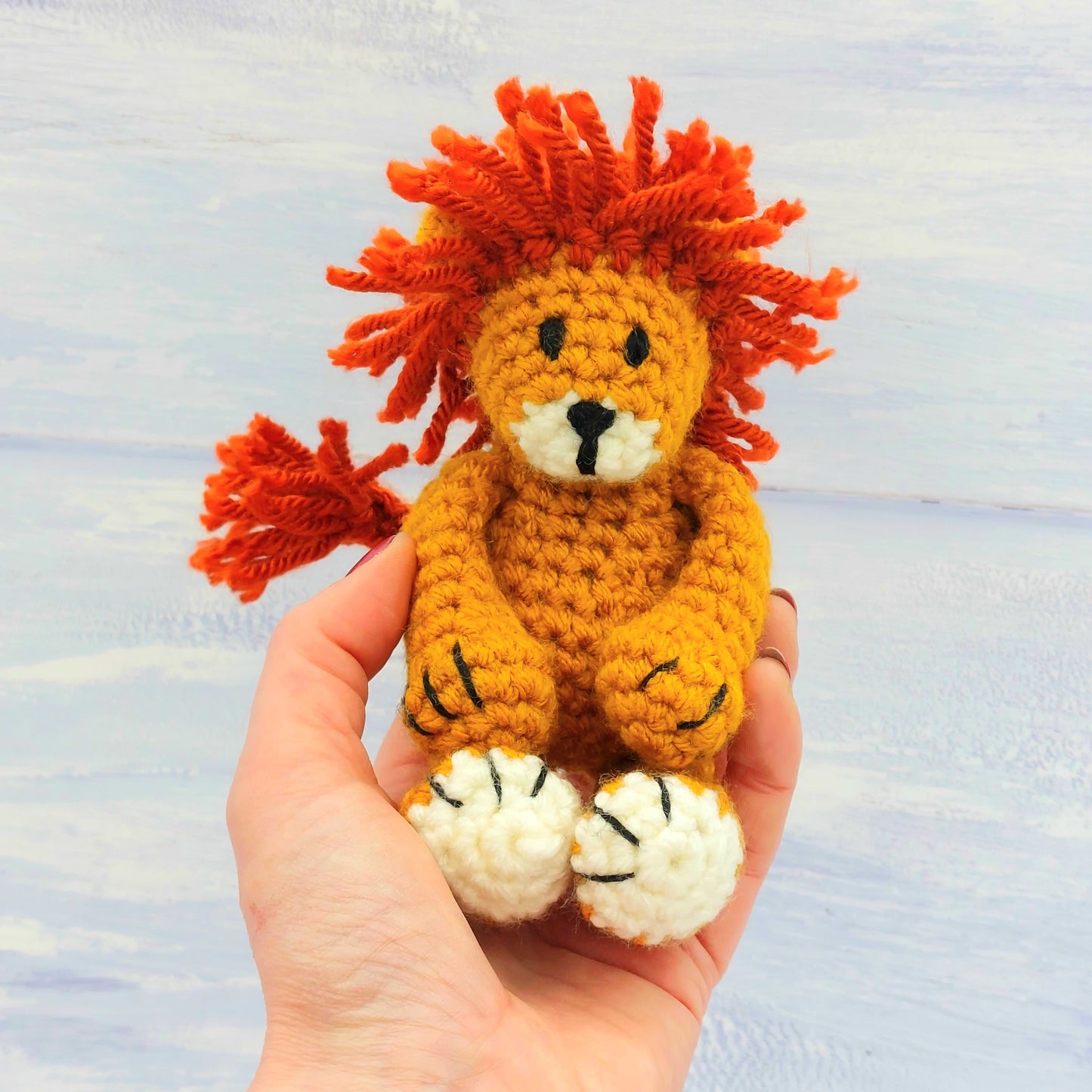 Baby Lion Mini Crochet Kit