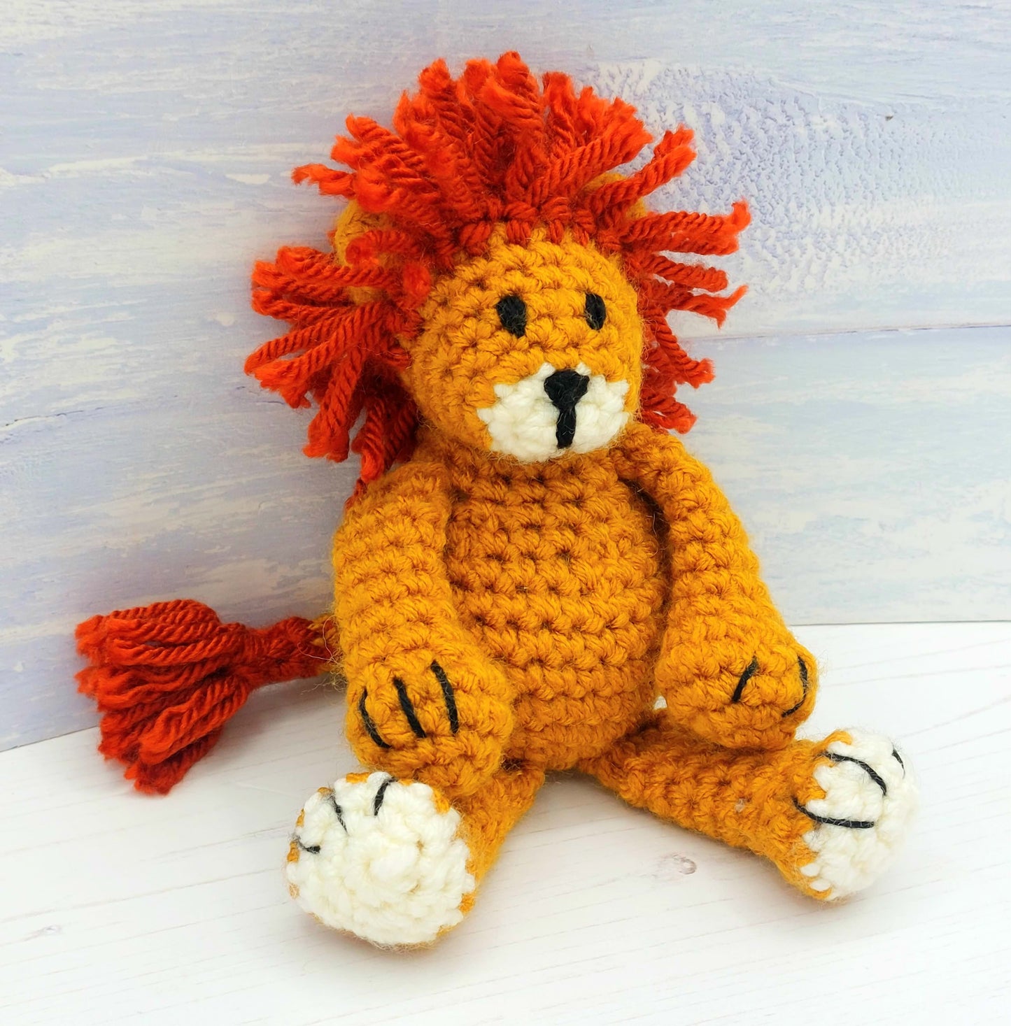 PDF Crochet Pattern - Baby Lion