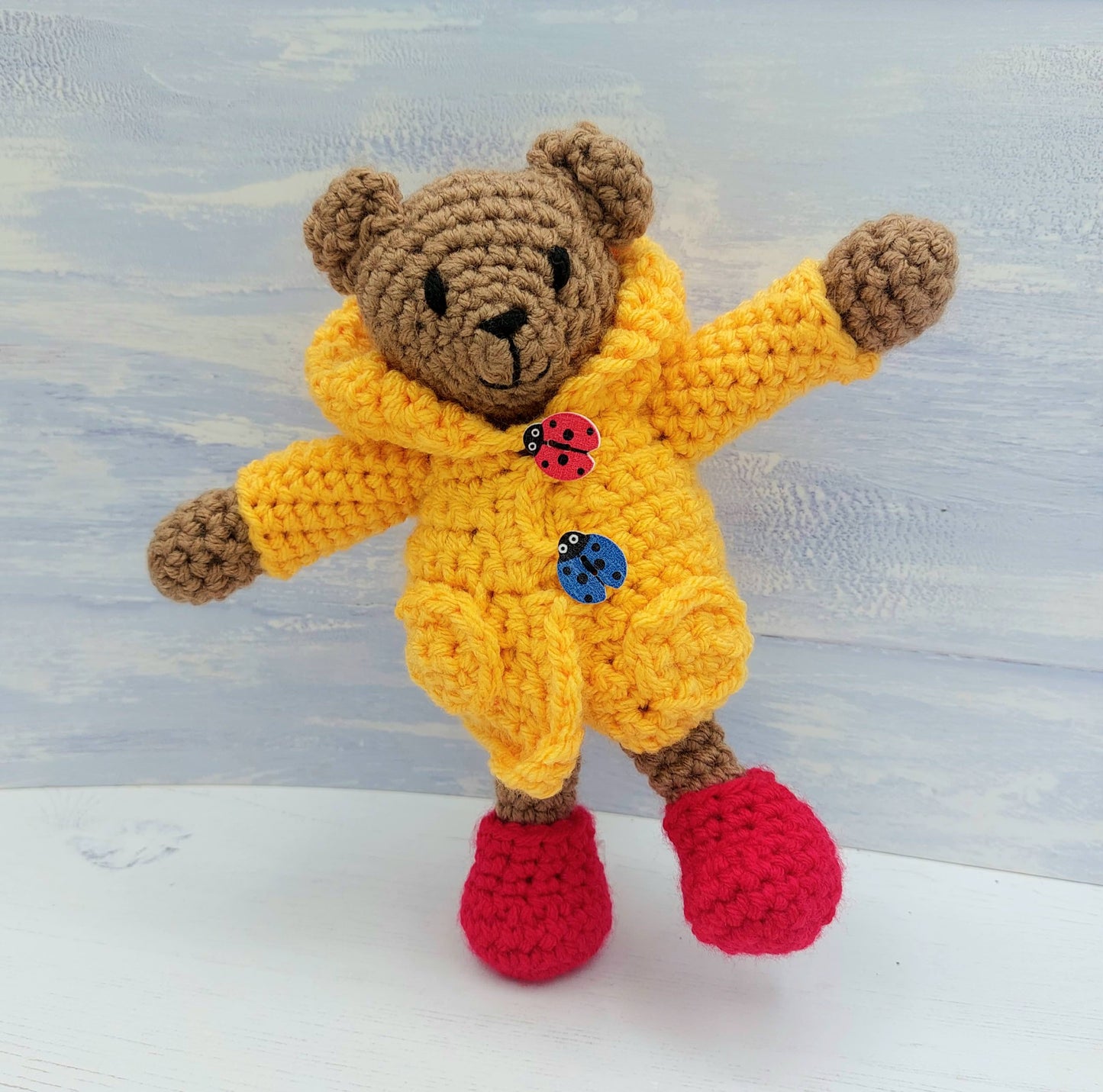 Baby Waffles the Bear Mini Crochet Kit
