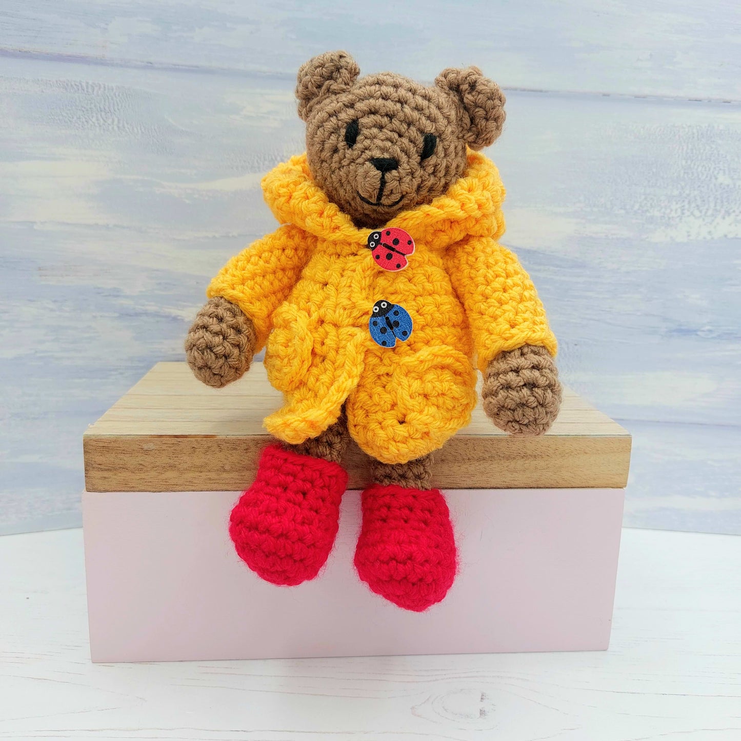Baby Waffles the Bear Mini Crochet Kit