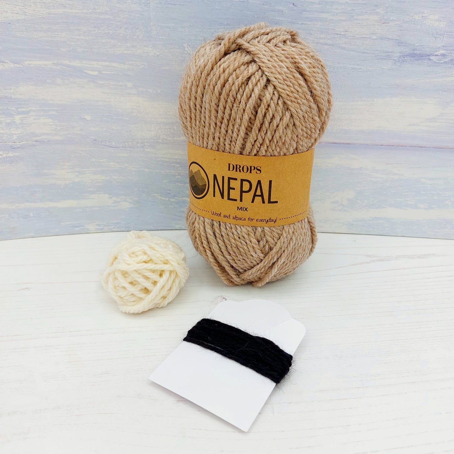 Baby Bear Mini Crochet Kit in Luxury Wool & Alpaca
