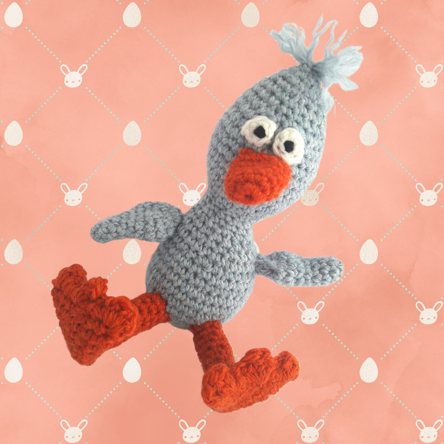 PDF Crochet Pattern - Daisy Duck & Family