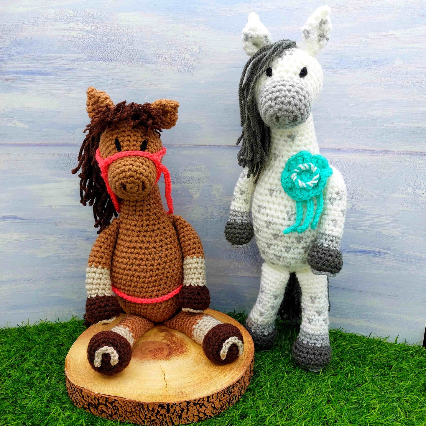 Sundance and Storm the Horses Crochet Kit