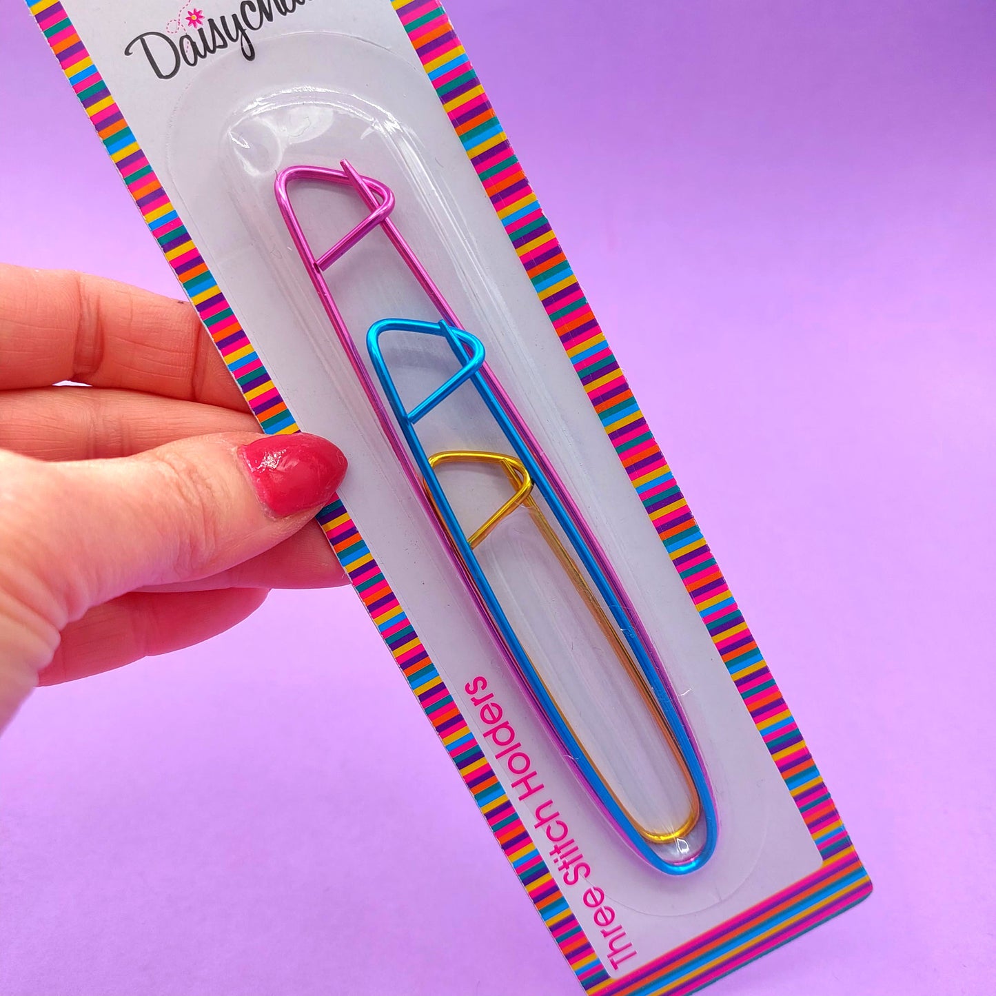 Knitting Stitch Holders - set of 3