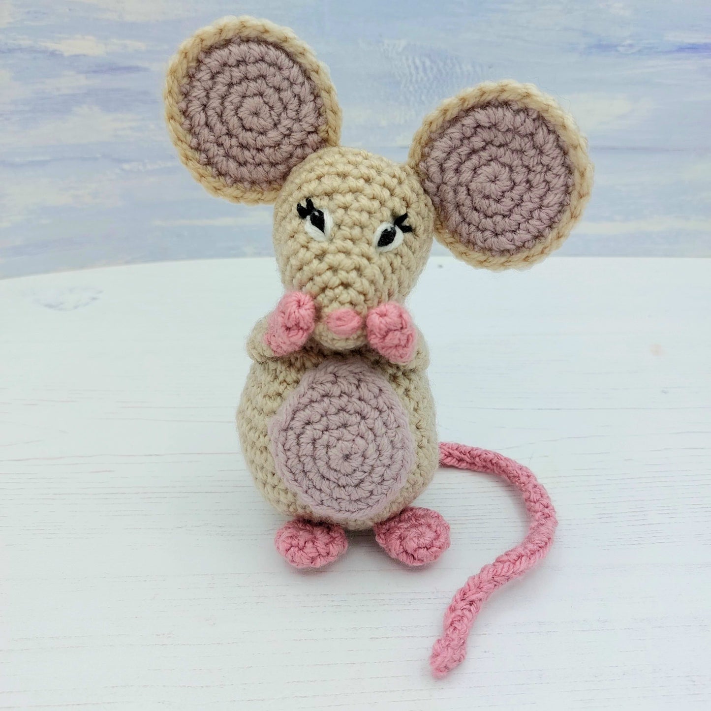 Mabel the Mouse Book and Crochet Kit Bundles