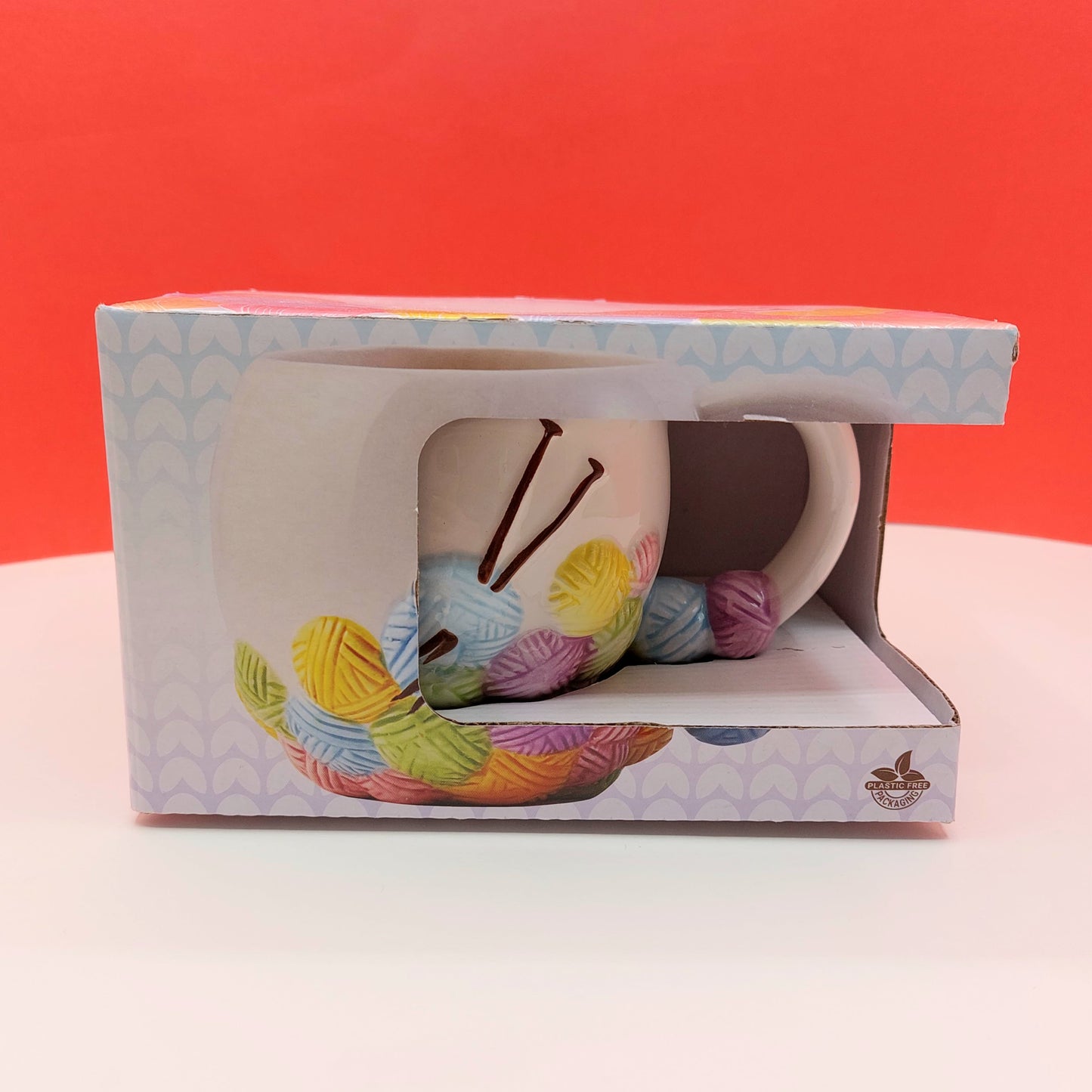 Novelty Knitting Wool Mug or Desk Organiser - the perfect crafty gift!