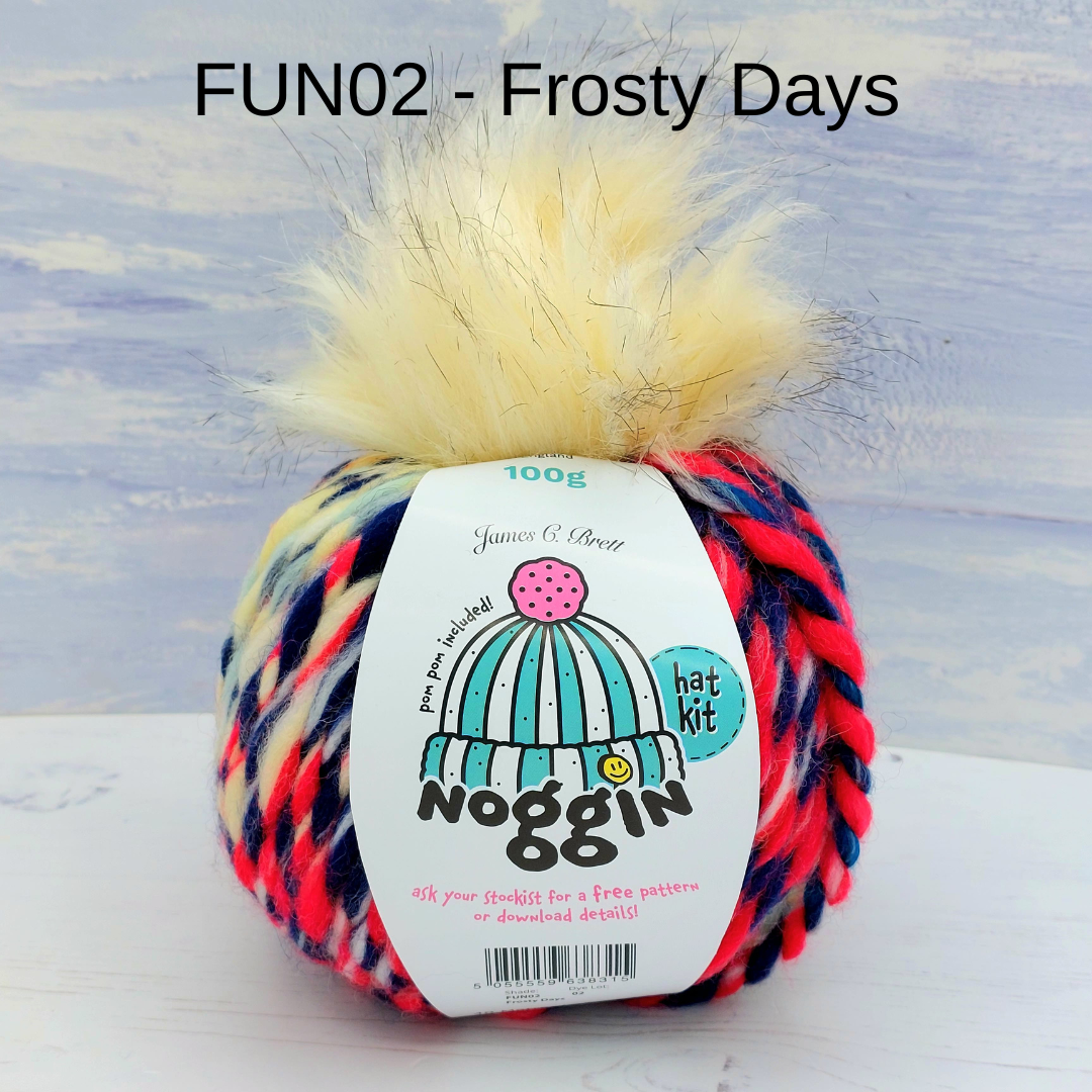 Noggin Hat Knitting Kit - available in 6 different colours!