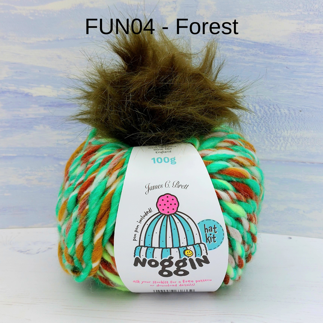 Noggin Hat Knitting Kit - available in 6 different colours!