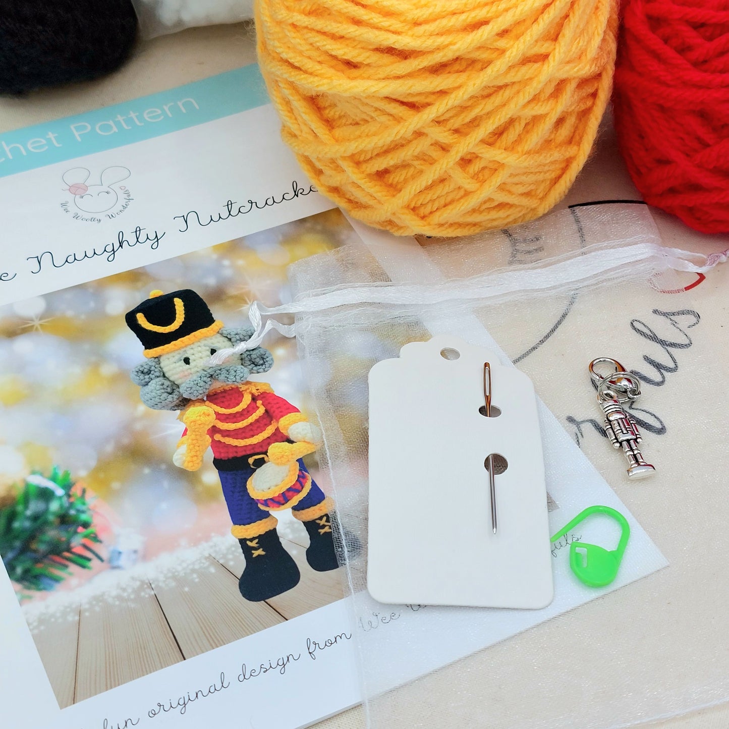 Ned the Nutcracker Crochet Kit