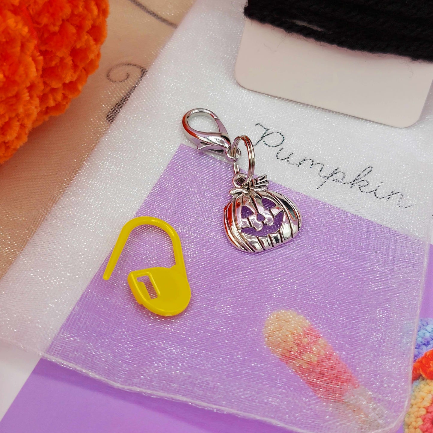 Crochet Kit - Pumpkin Pie the Bear and his Pumpkins