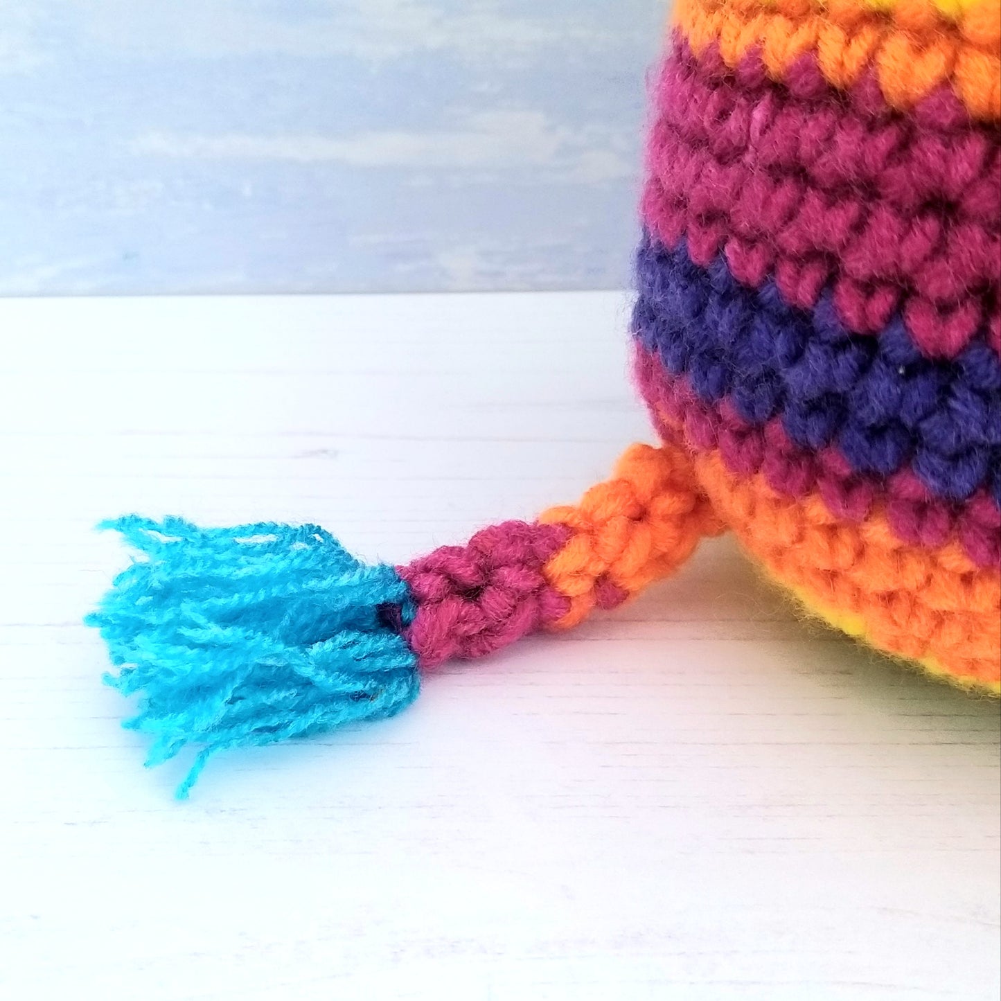Hand-made Sherbet the Rainbow Giraffe