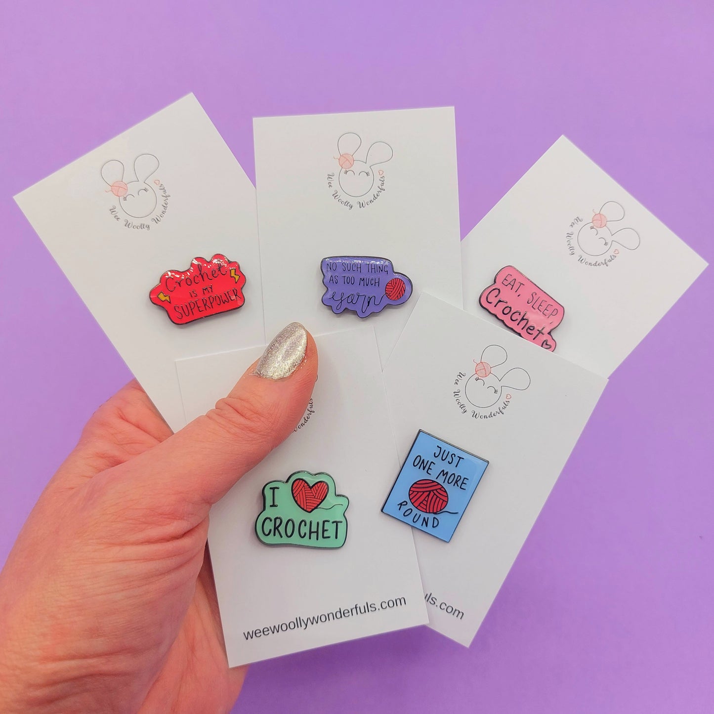 Fun, craft slogan Pin Badges