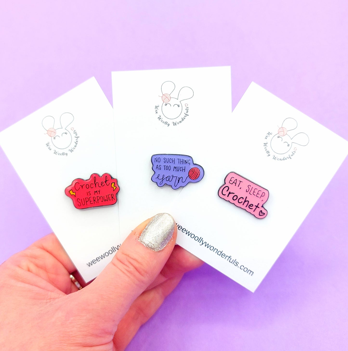 Fun, craft slogan Pin Badges