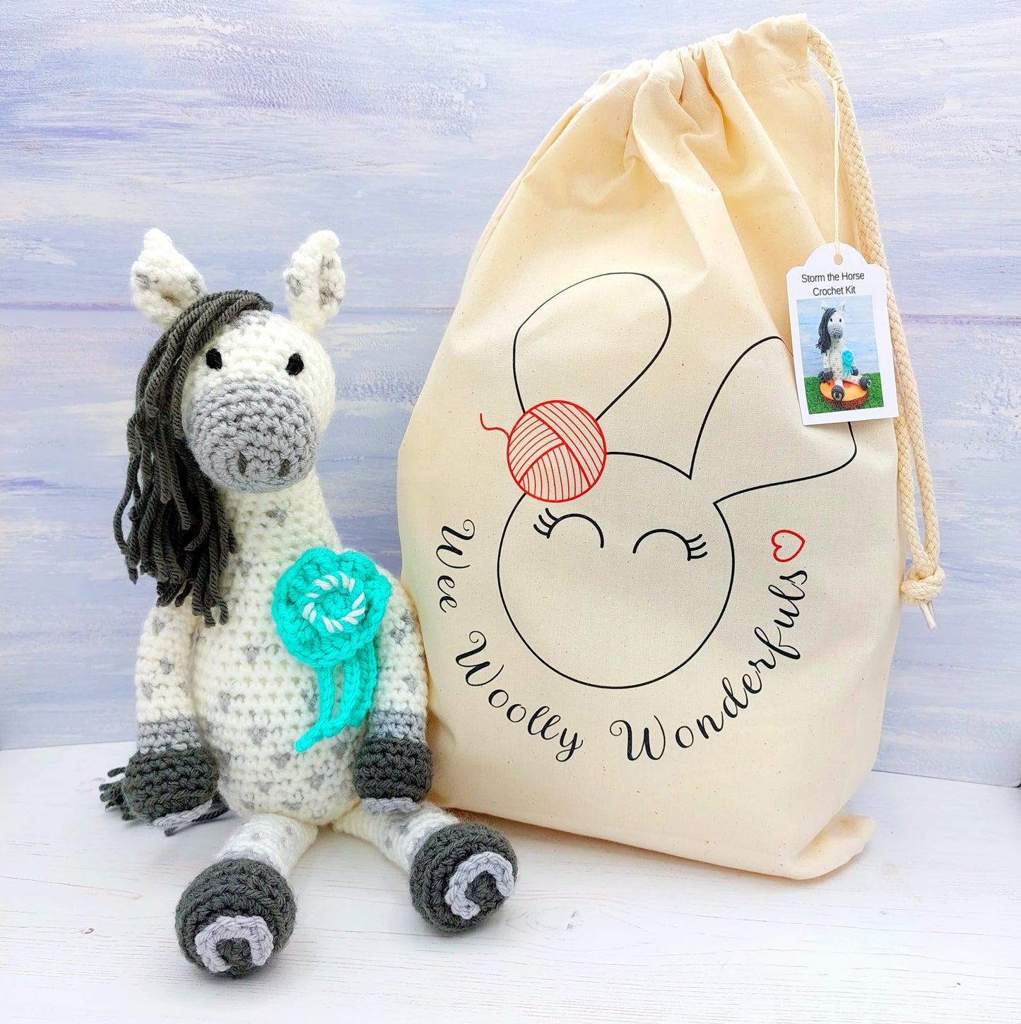 Sundance and Storm the Horses Crochet Kit