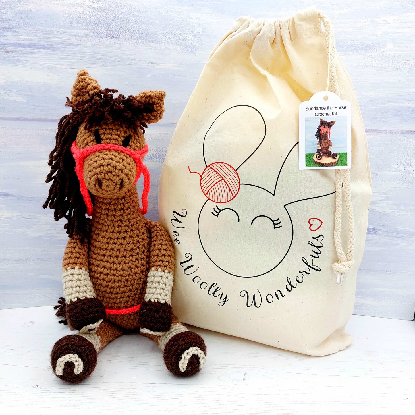 BRAND NEW - Sundance and Storm the Horses Crochet Kit