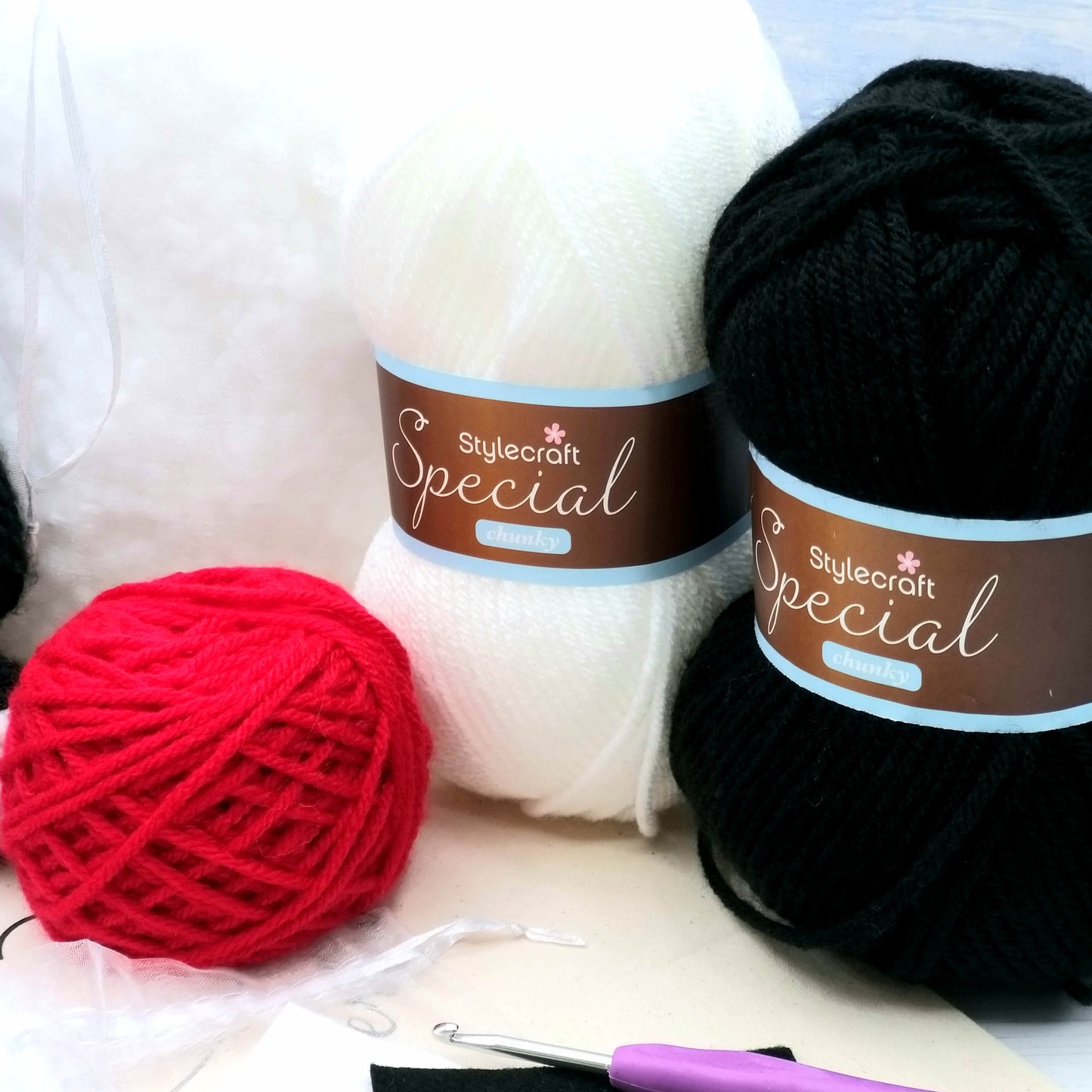 Peter the Panda and Melinda the Panda Luxury Crochet Kit!