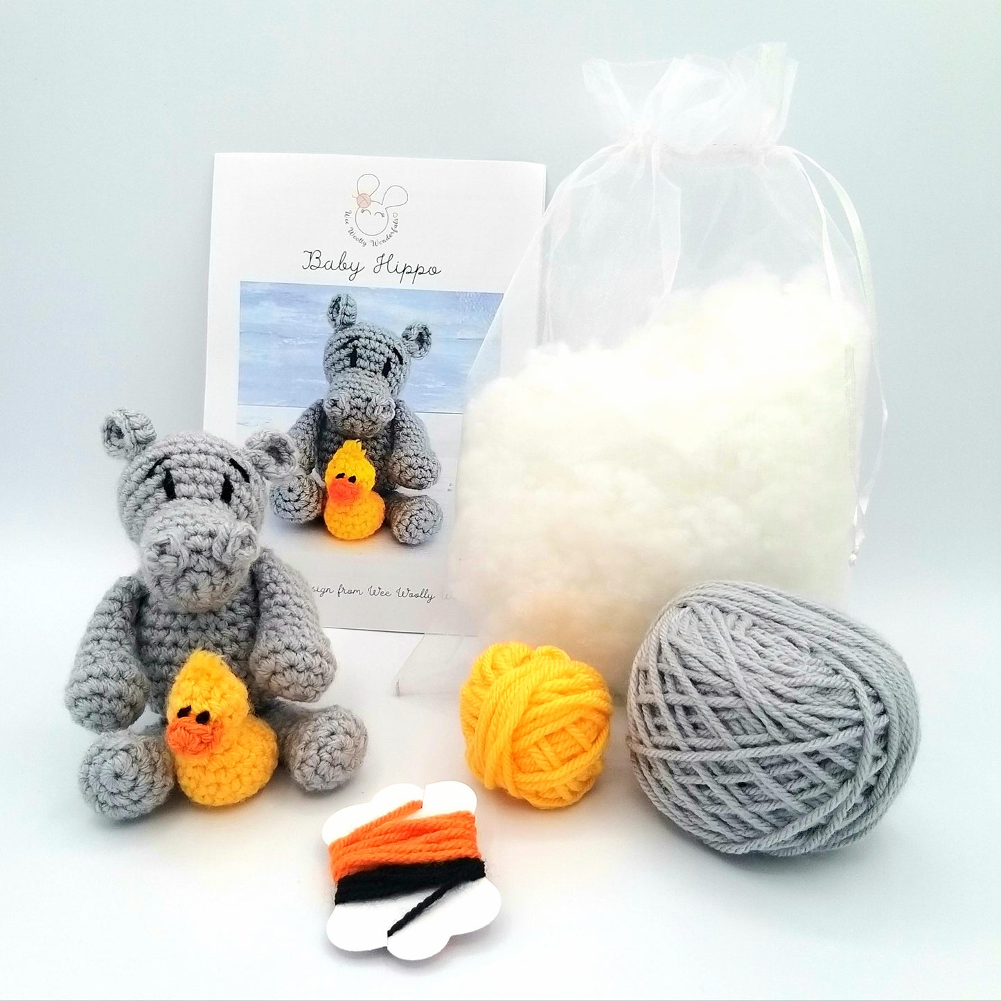 Henry the Hippo Luxury Crochet Kit