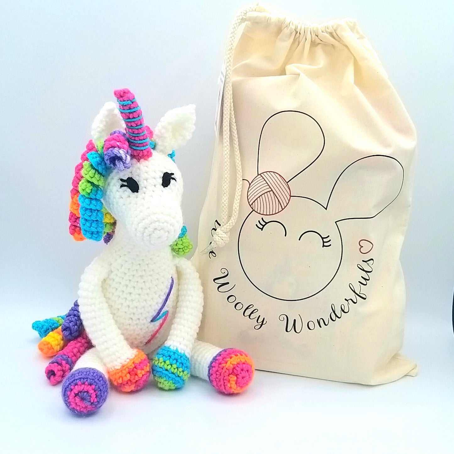 Rainbow the Unicorn Luxury Crochet Kit