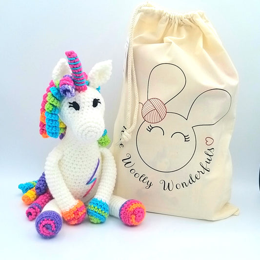 Rainbow the Unicorn Luxury Crochet Kit