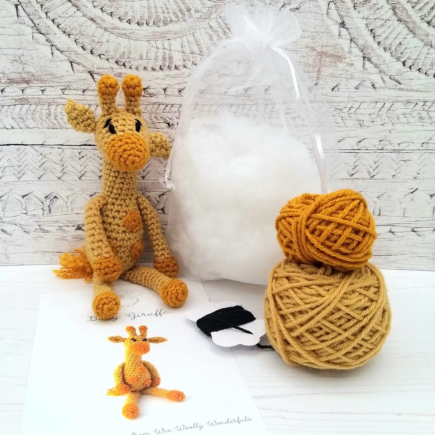 Baby Giraffe Mini Crochet Kit