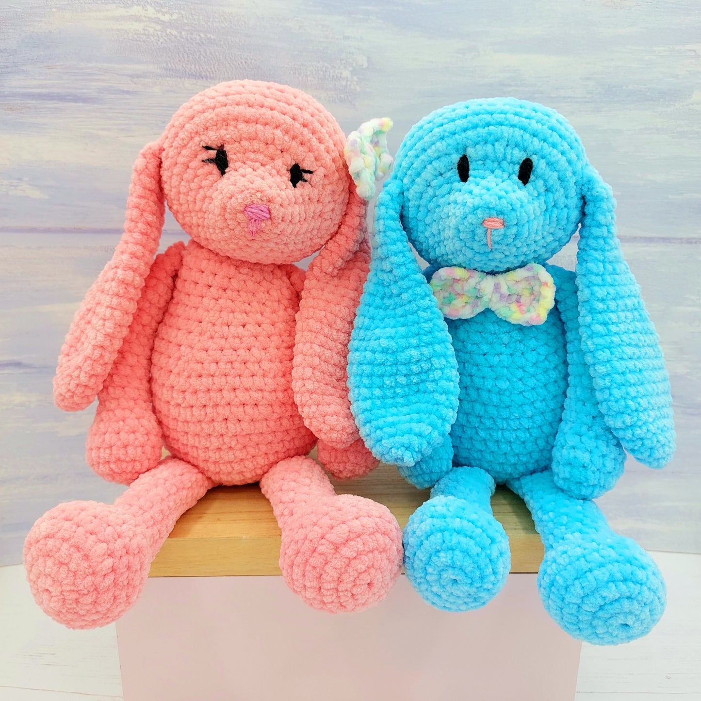 Loki and Lottie the Lop-eared Bunnies - PDF Crochet Pattern