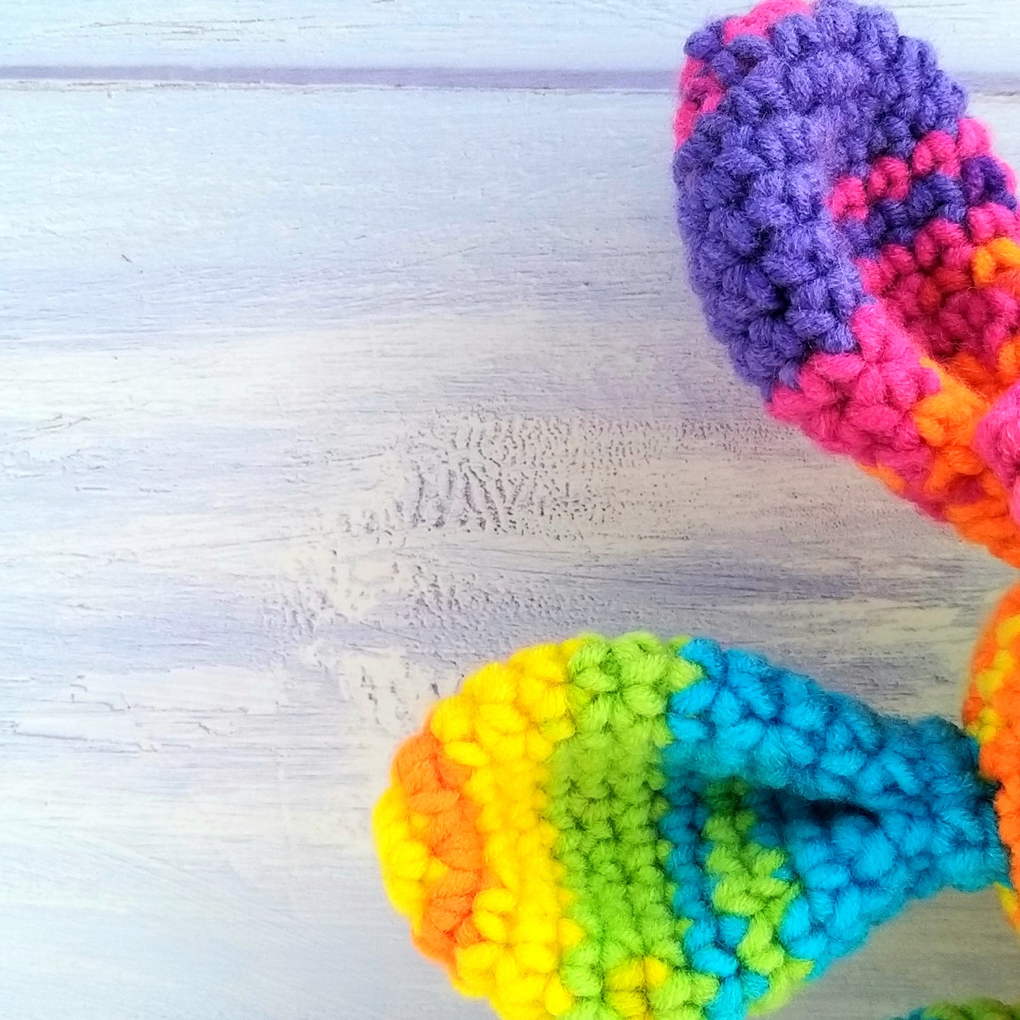 Lollipop the Rainbow Bunny Rabbit Luxury Crochet Kit