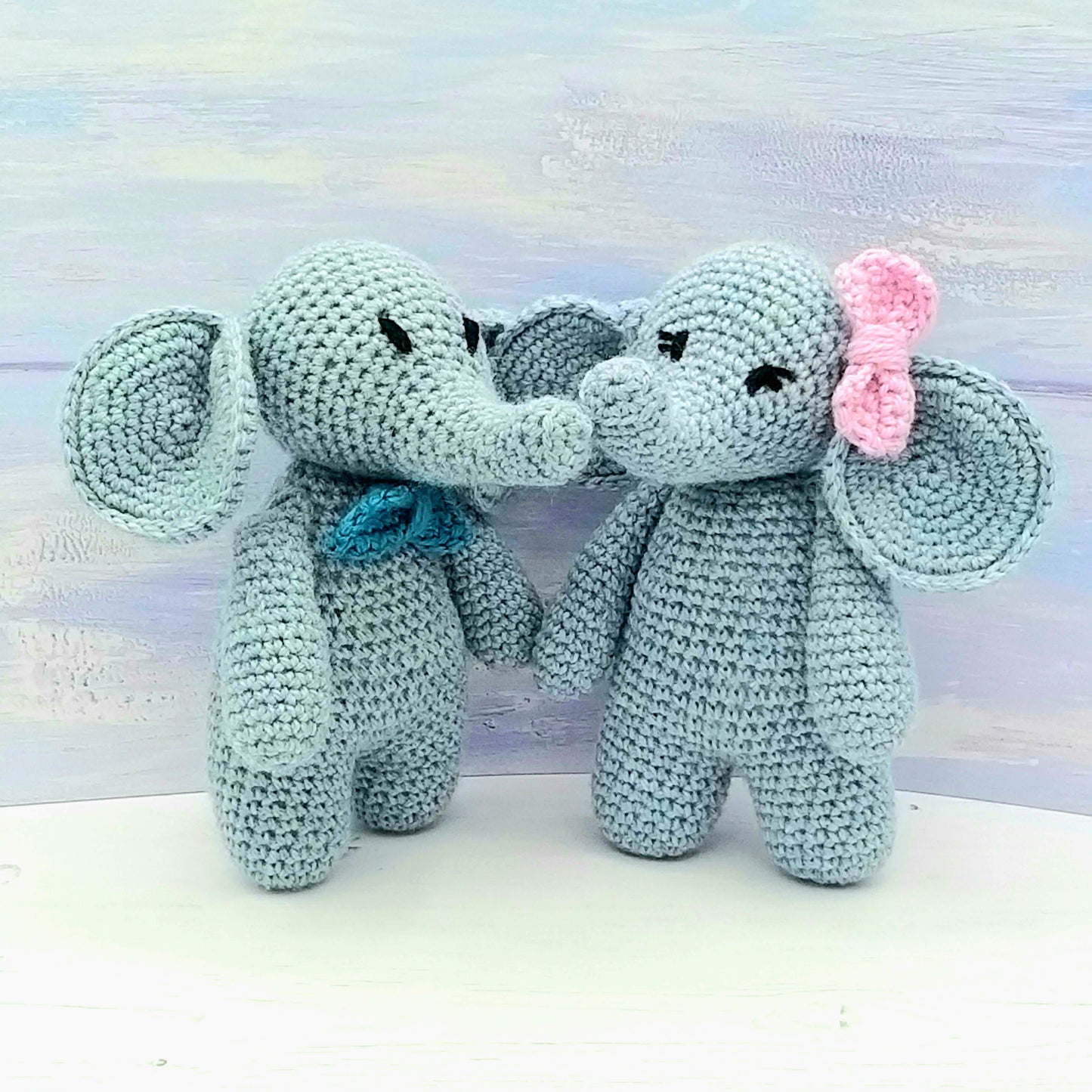 PDF Crochet Pattern - Eli & Ella the Elephants