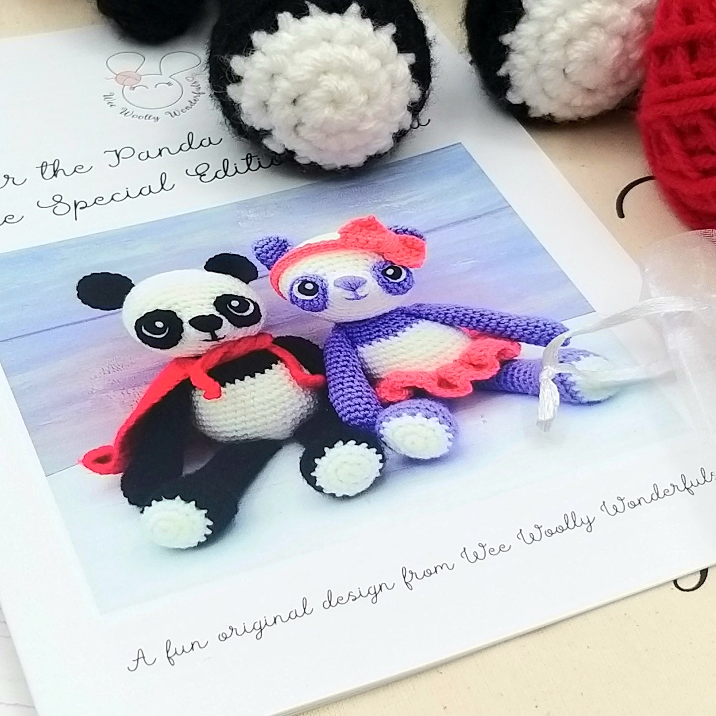 Peter the Panda and Melinda the Panda Luxury Crochet Kit!