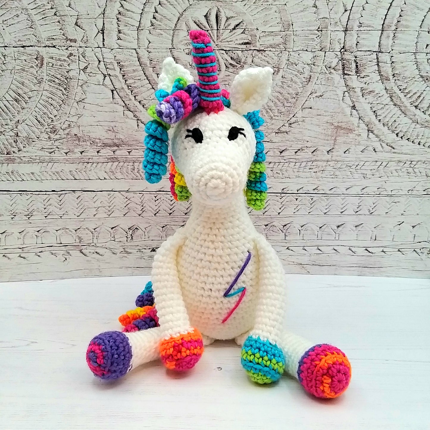 Rainbow the Unicorn Luxury Crochet Kit