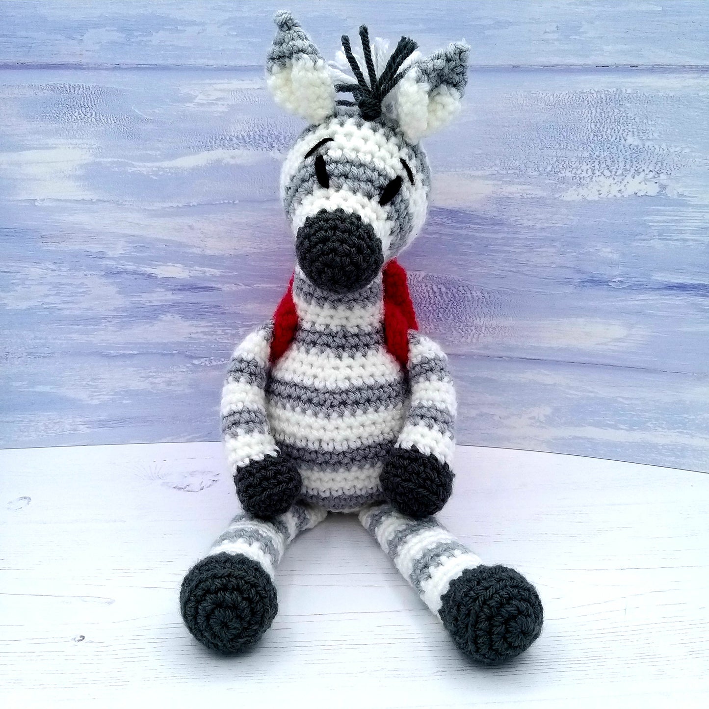 Julie the Zebra - PDF Crochet Pattern