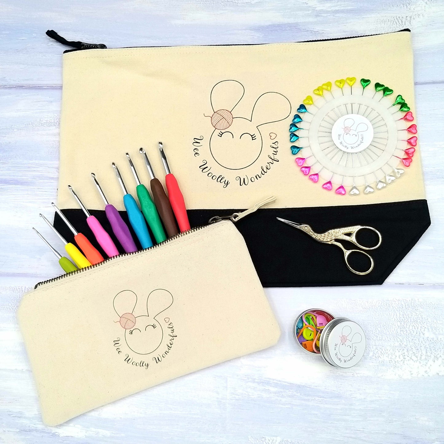 Complete Crochet Accessories Set - Full Contents