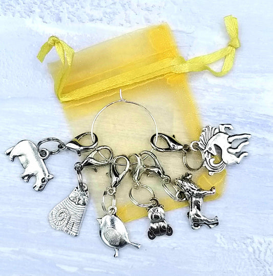 Knitting and Crochet Animal Stitch Markers