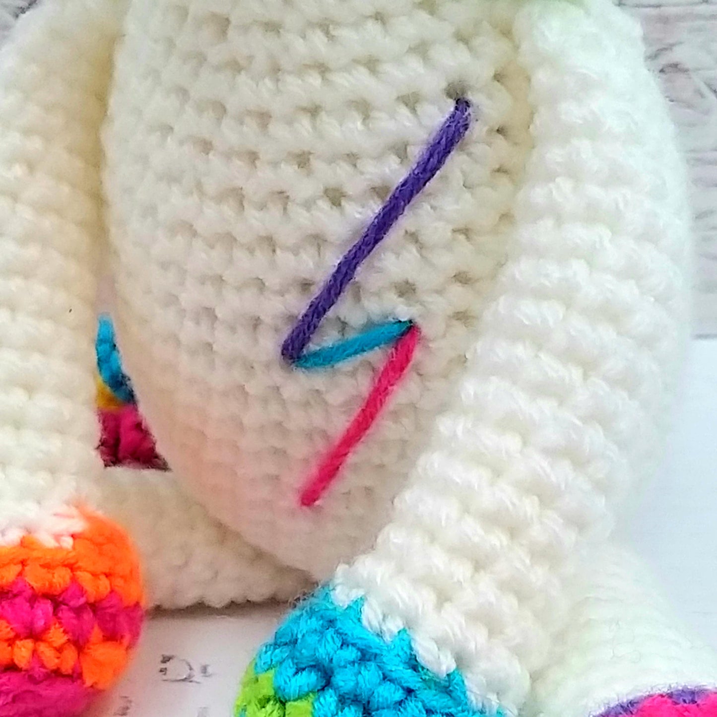 PDF Crochet Pattern - Rainbow the Unicorn
