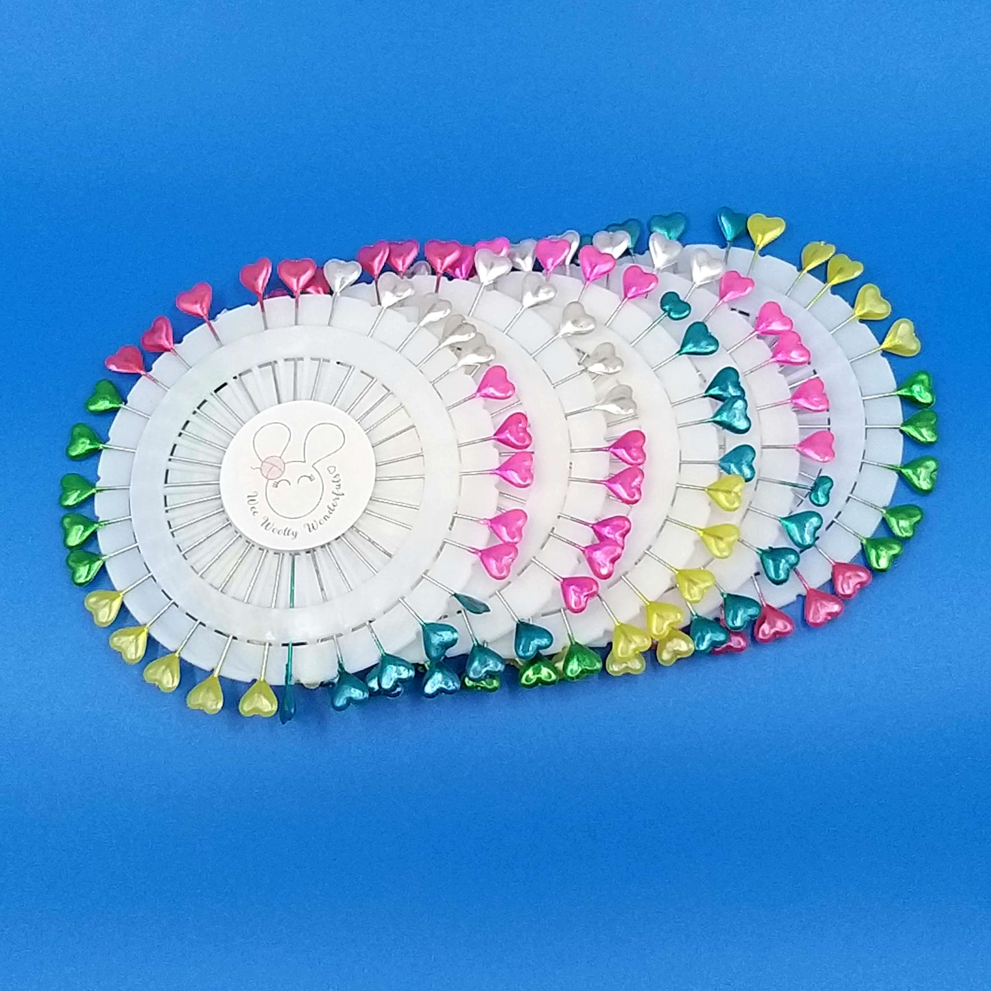 Heart Sewing Pin Set