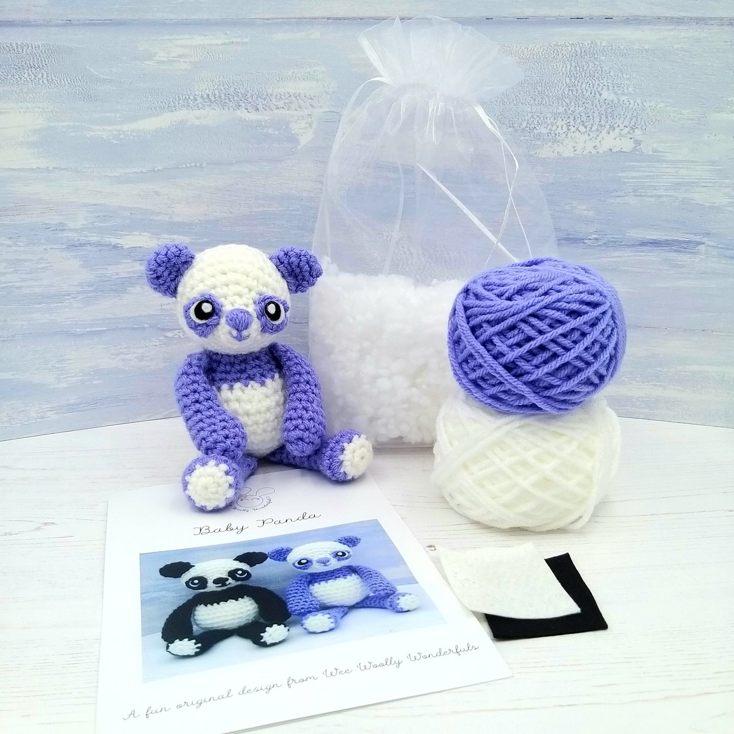 Baby Panda Mini Crochet Kit