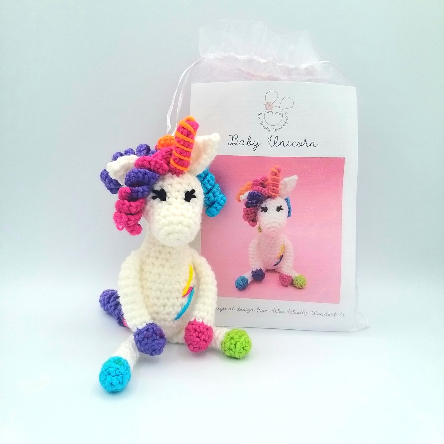 Baby Unicorn Mini Crochet Kit