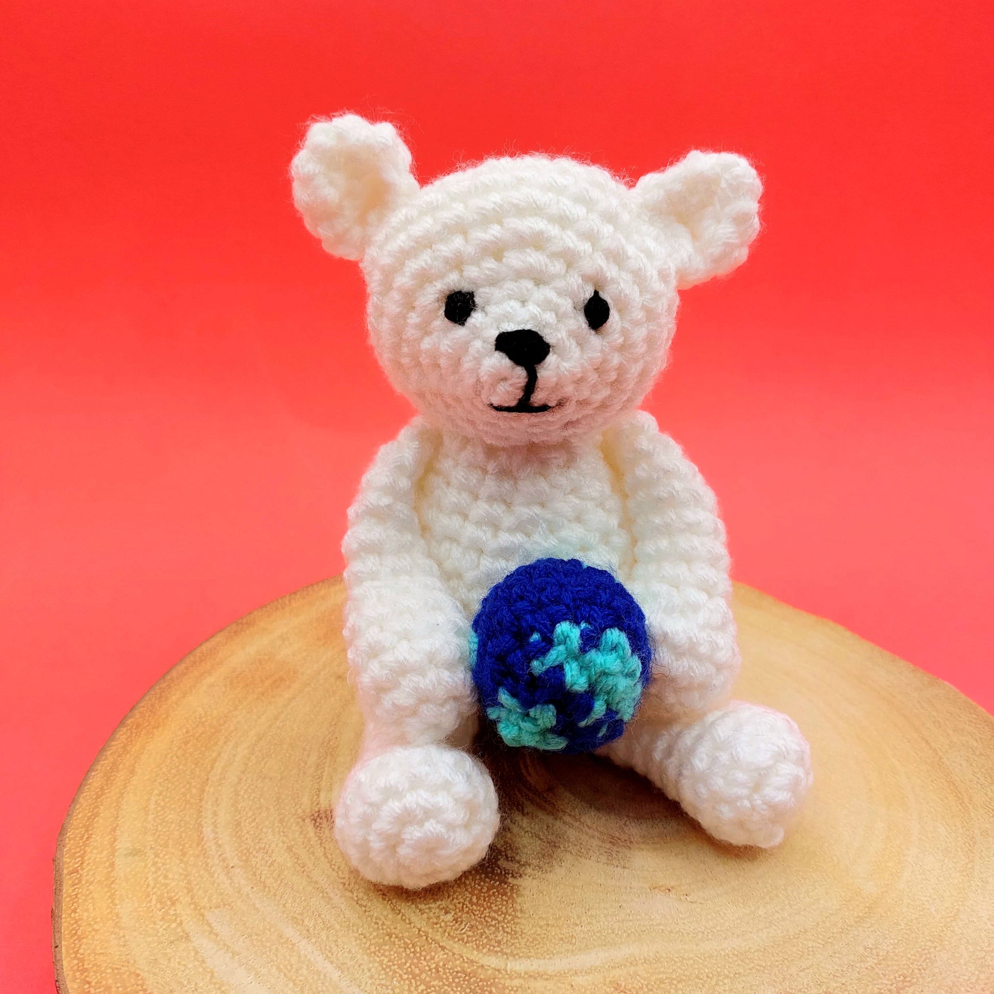 Earth Day Crochet Pattern - Polar Bear