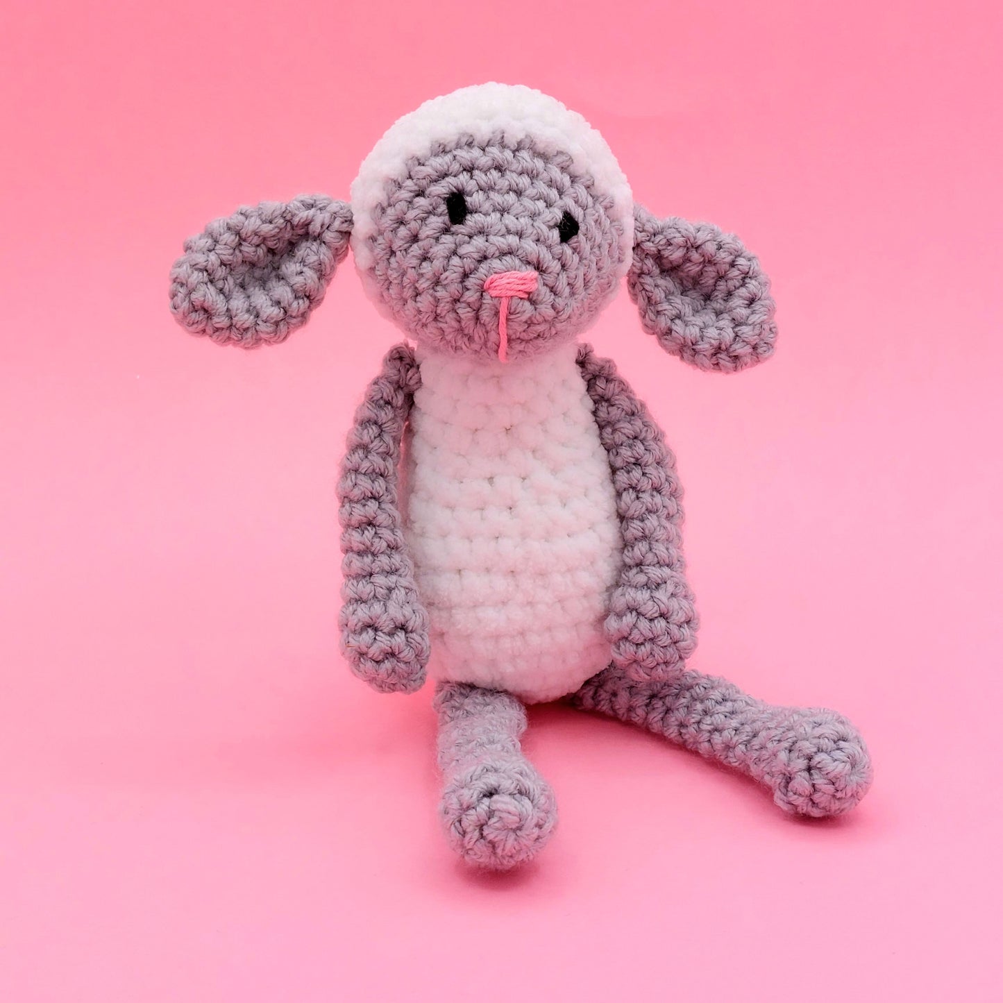Baby Rainbow Lambs - PDF Crochet Pattern